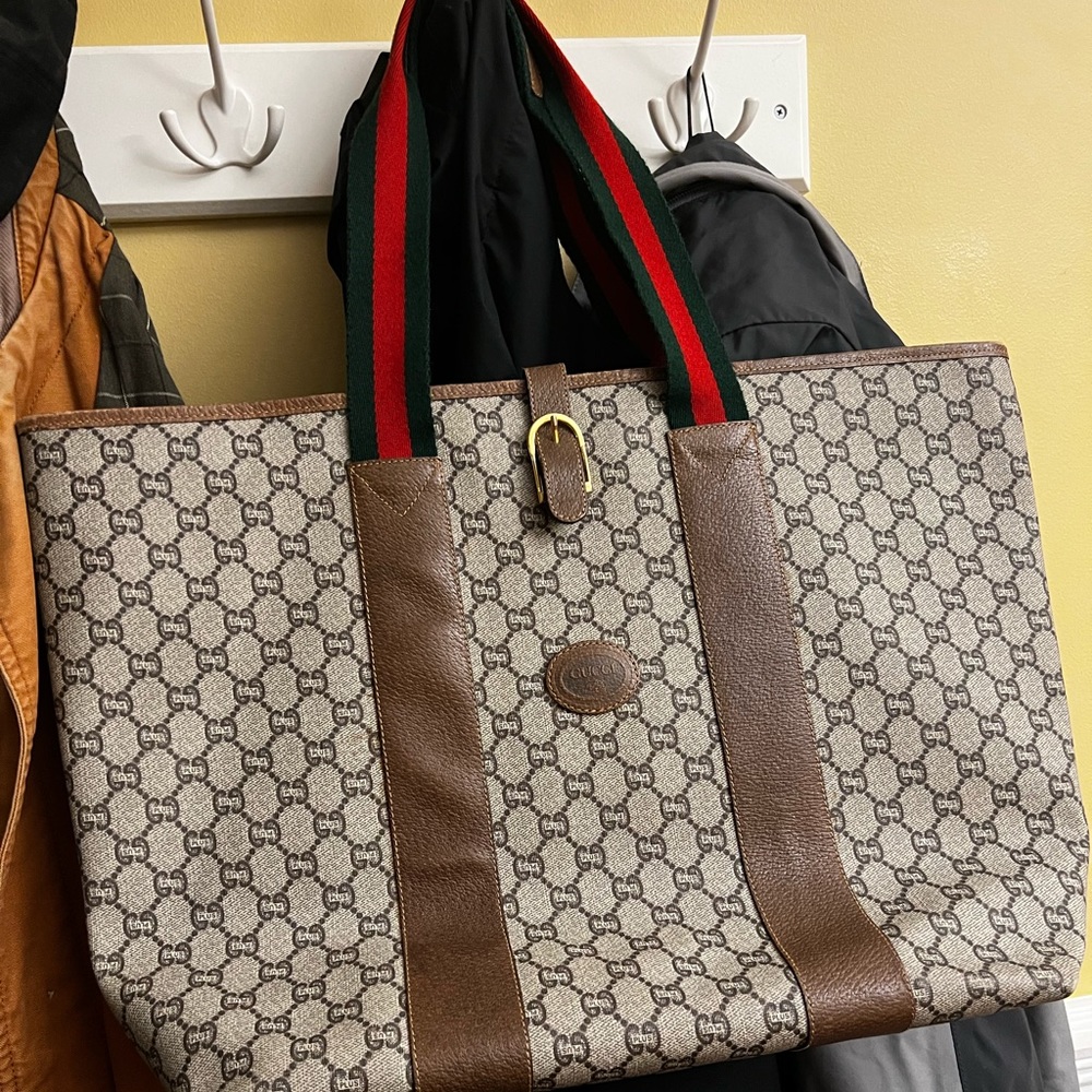Vintage Gucci Plus Tote with Authenticity Card